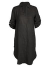 NÜ POLETTE linen tunic Tunics Black