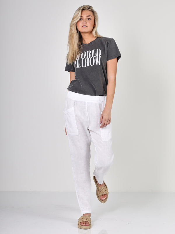 NÜ POLETTE trousers Trousers White