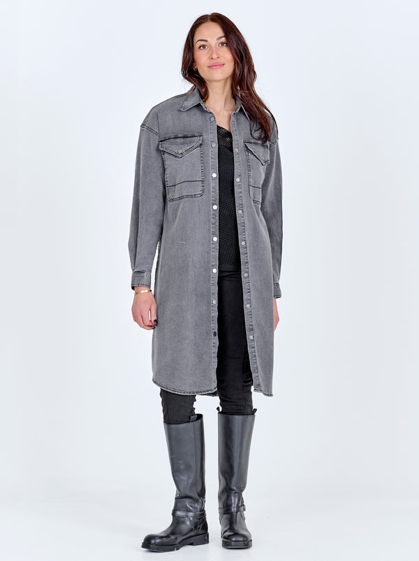grey jean dress Beyond Denim Dress Denim / S (US 2)