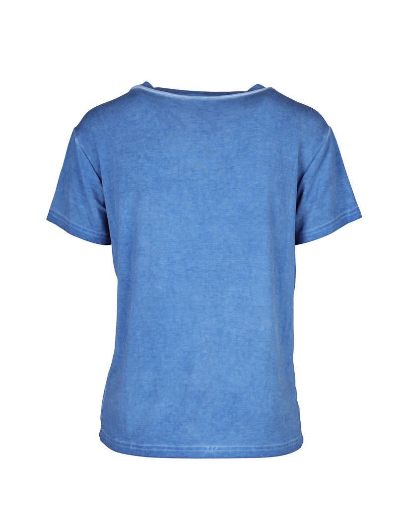 NÜ TENNA V-neck t-shirt Tops and T-shirts 434 fresh blue