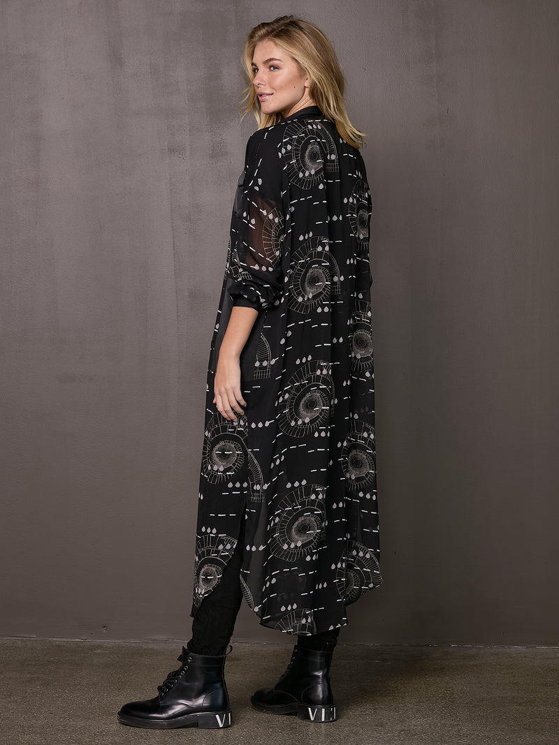 NÜ TESS dress with print Dresses Black mix