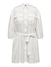NÜ TINE dress with embroidered details Dresses 110 Creme solid