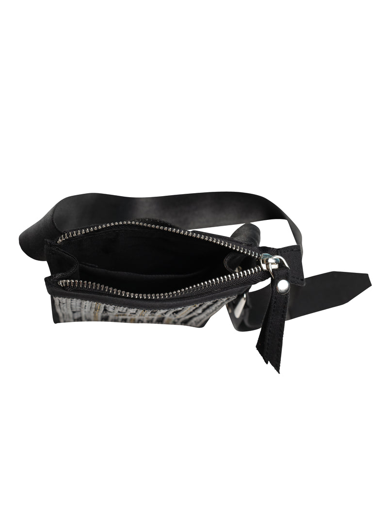 NÜ TITIKA bum bag with sequins Accessories Black