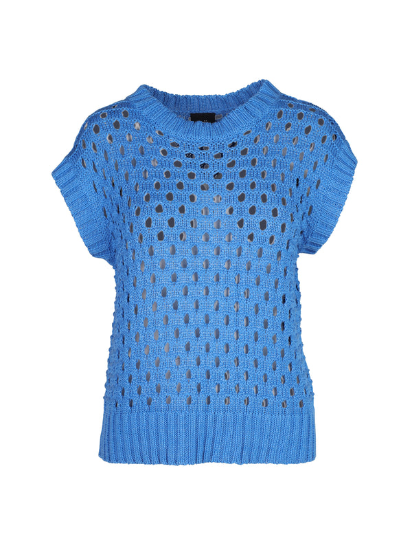 NÜ TITTI knit top Tops and T-shirts 434 fresh blue