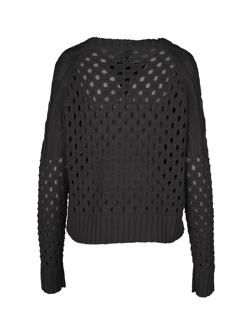 NÜ TITTI knitted blouse Blouses Black