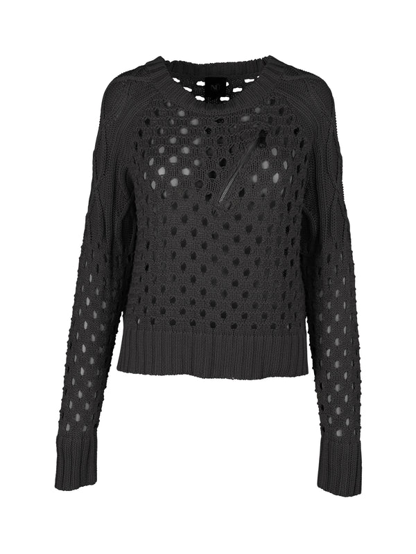 NÜ TITTI knitted blouse Blouses Black