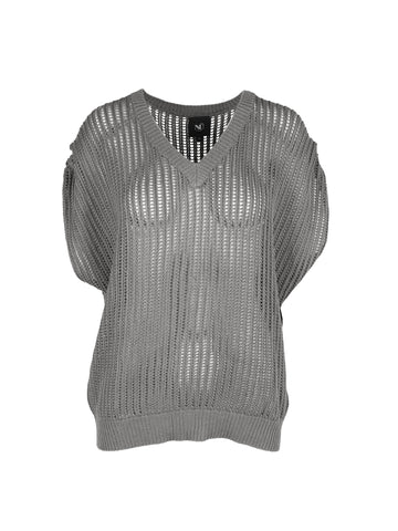 TOLOU knitted top with v-neck - Creme – NÜ Denmark - INT.