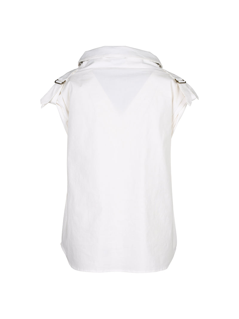 NÜ TRACY top with buckle Tops and T-shirts 393 Army