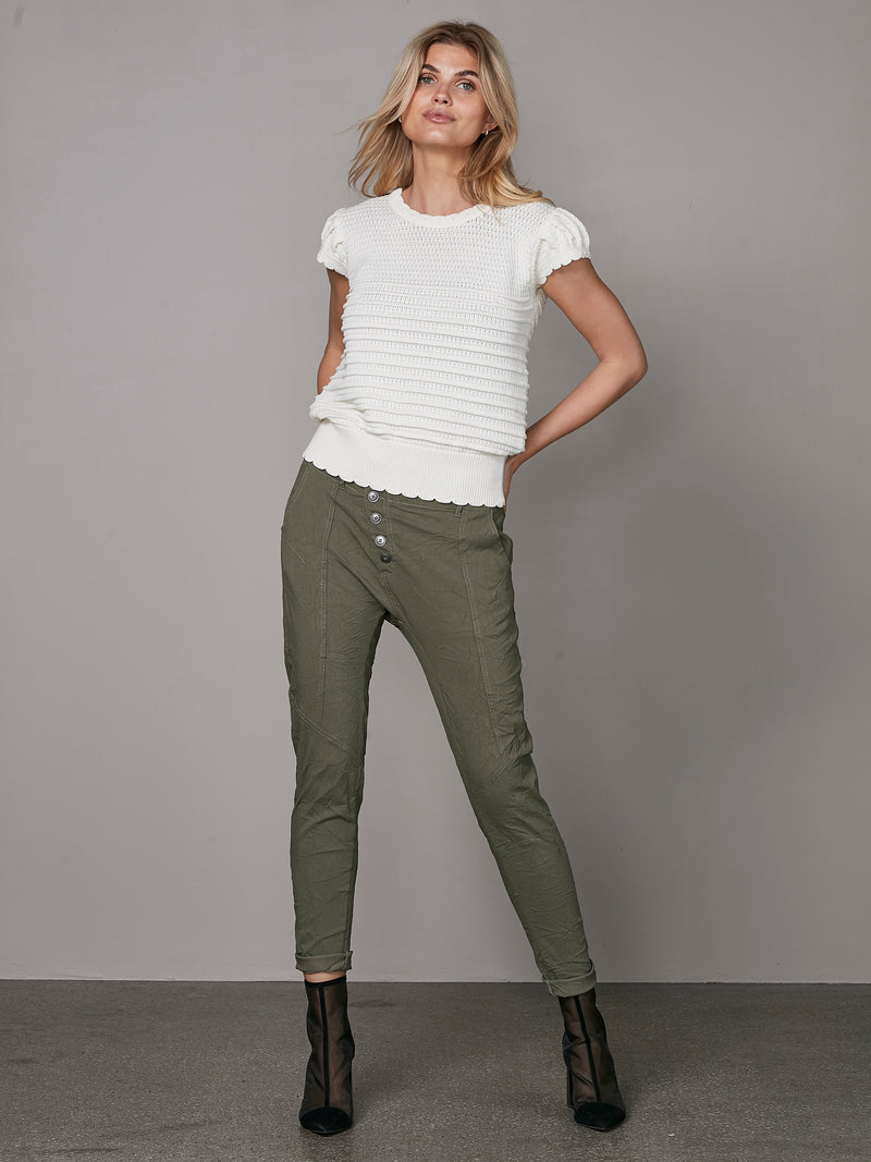 NÜ TRILLE trousers Trousers 316 Olive