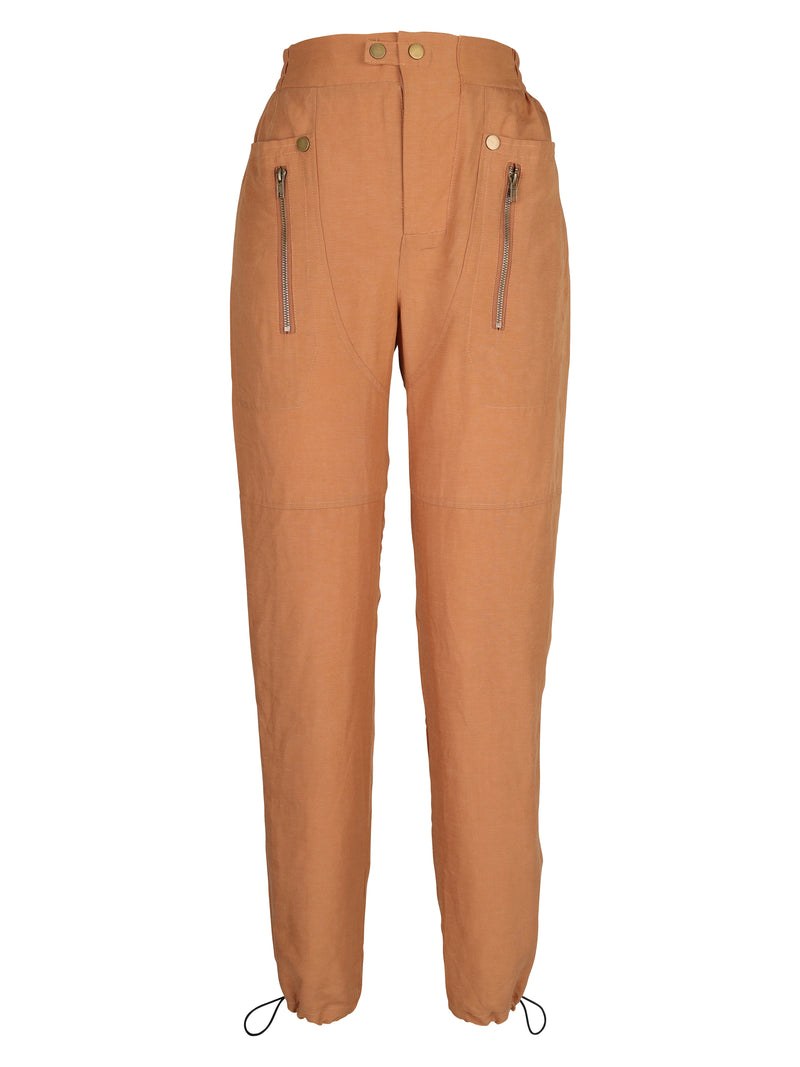 NÜ Tali trousers in linen blend Trousers 220 Camel