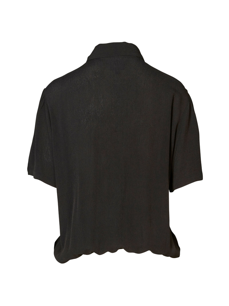 NÜ ULRIKKE shirt blouse Tops and T-shirts Black