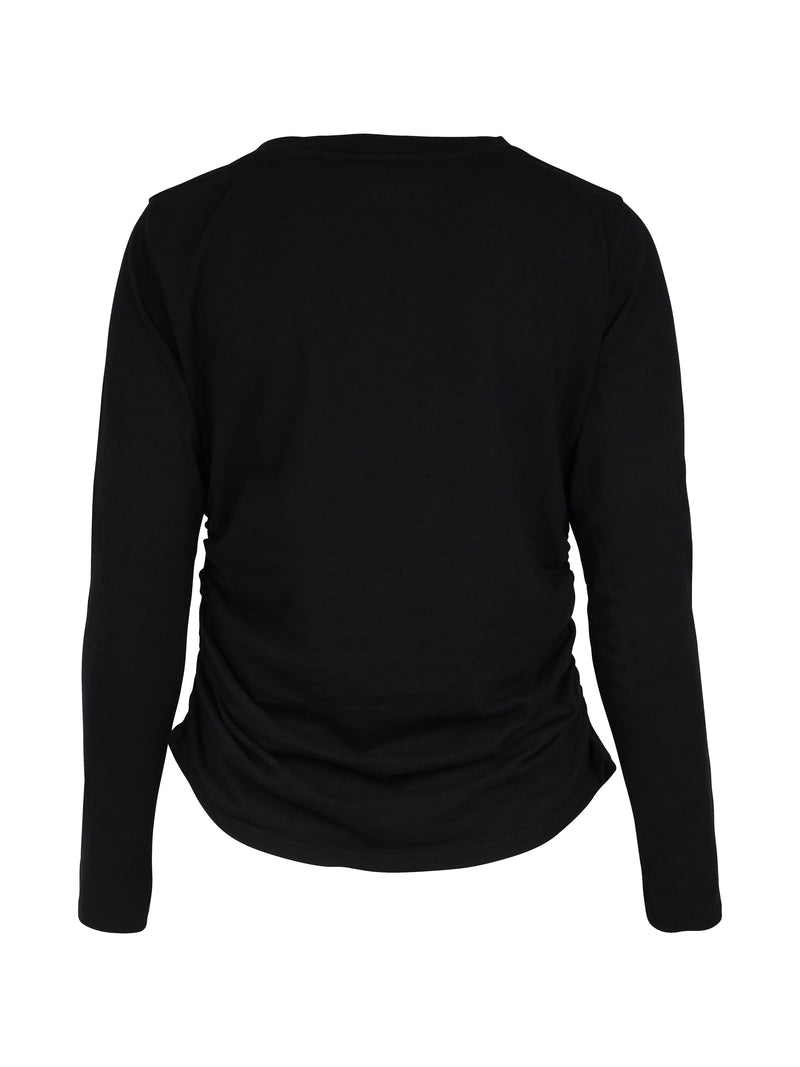 NÜ UTILA blouse Tops and T-shirts Black