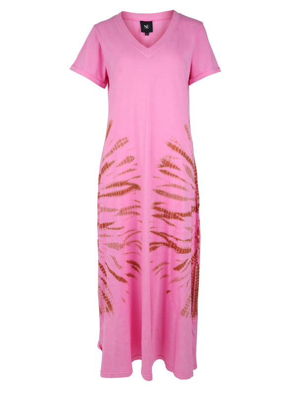 NÜ UTTA tie-dye dress Dresses 635 Pink mix