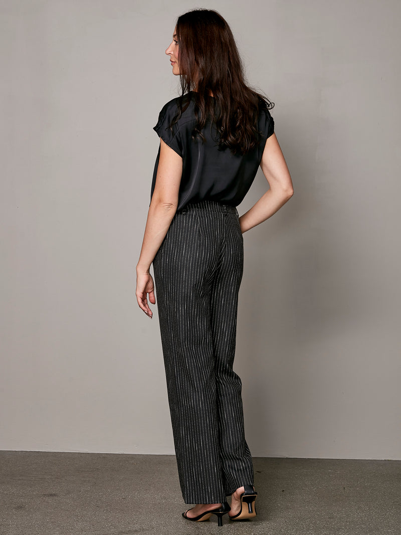 NÜ VALBORG trousers Trousers Black mix