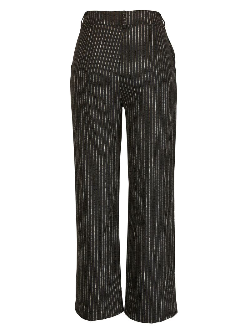 NÜ VALBORG trousers Trousers Black mix