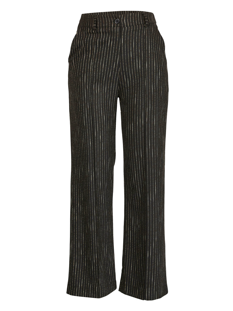 NÜ VALBORG trousers Trousers Black mix