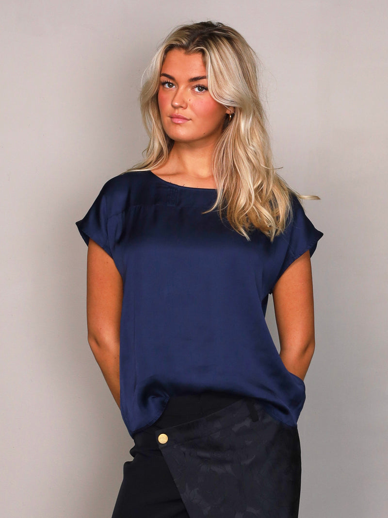 NÜ VALINA blouse Blouses 482 Classic Navy