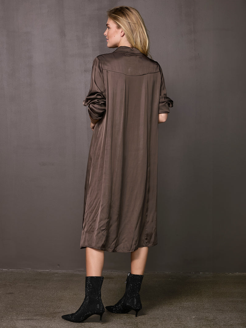 NÜ VALINA dress Dresses 224 Dark Brown