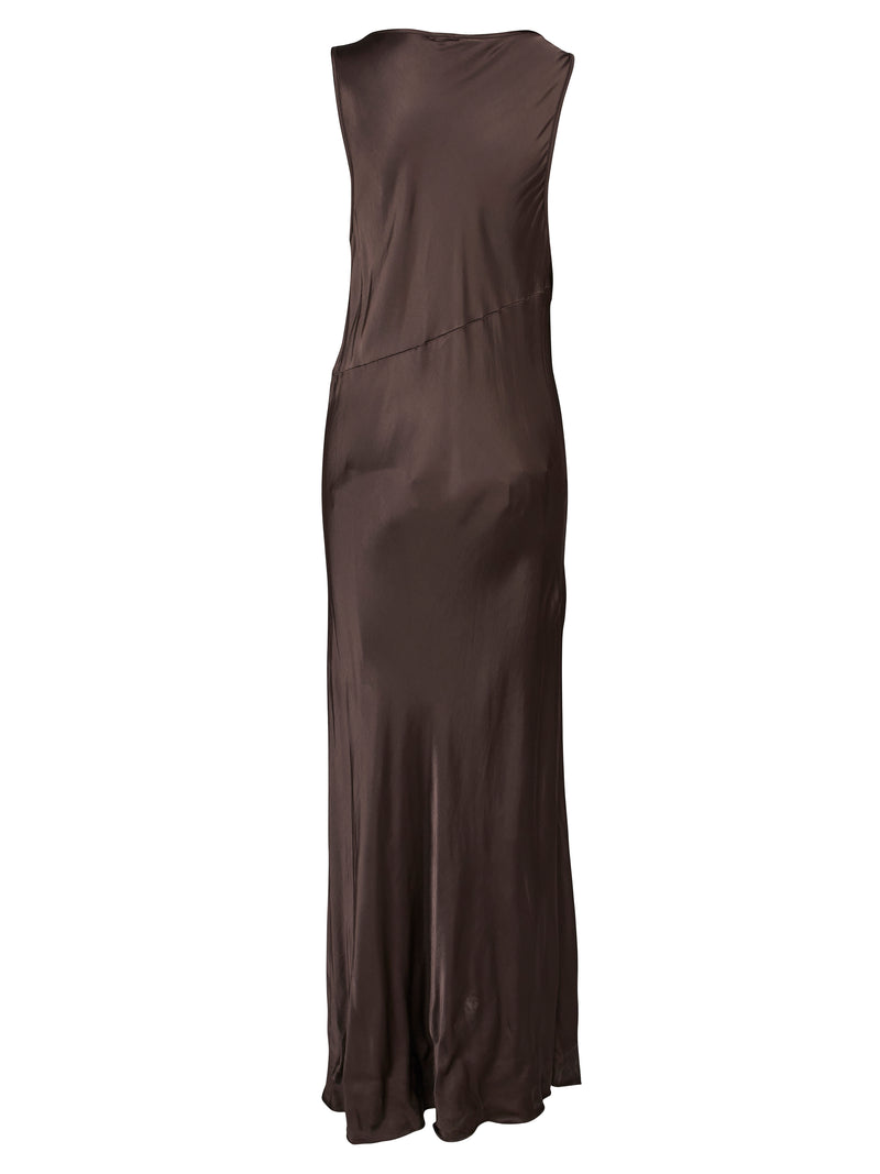 NÜ VANILLA long dress Dresses 224 Dark Brown