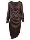 NÜ VANILLA tunic dress Dresses 224 Dark Brown