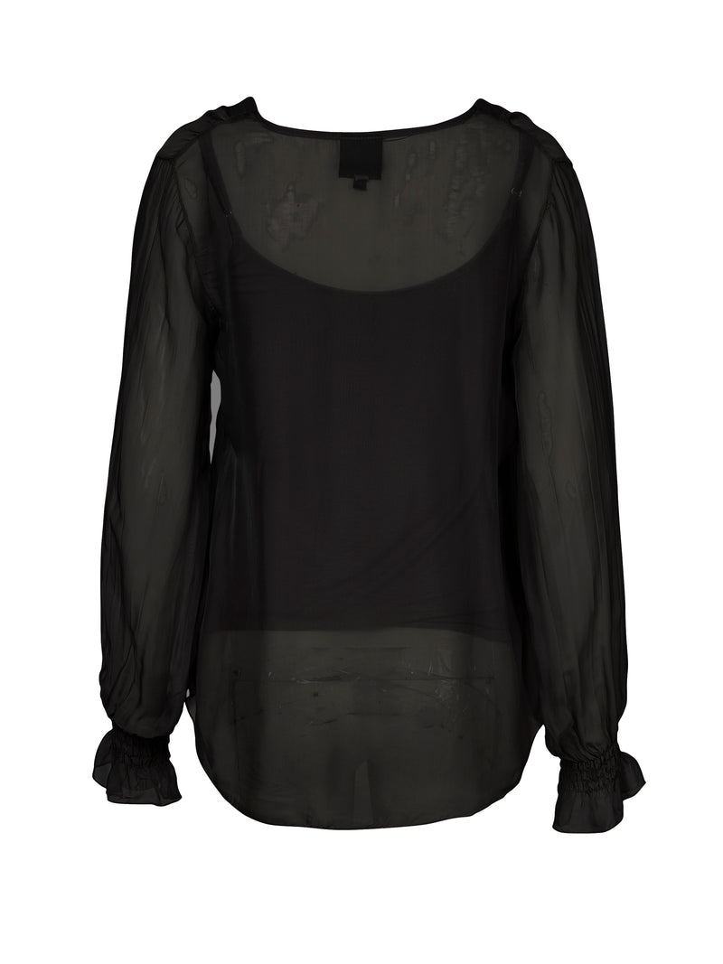 NÜ VANINA blouse Blouses Black