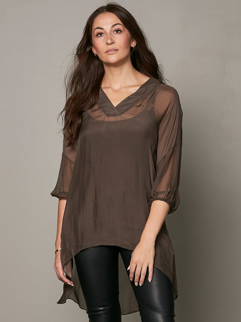 NÜ VANINA tunic Tunics 224 Dark Brown