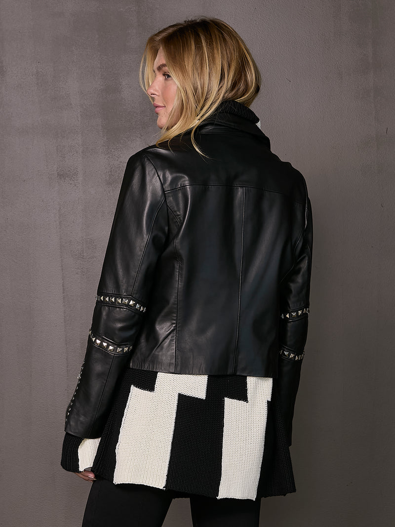 NÜ VERENA biker jacket Jackets Black