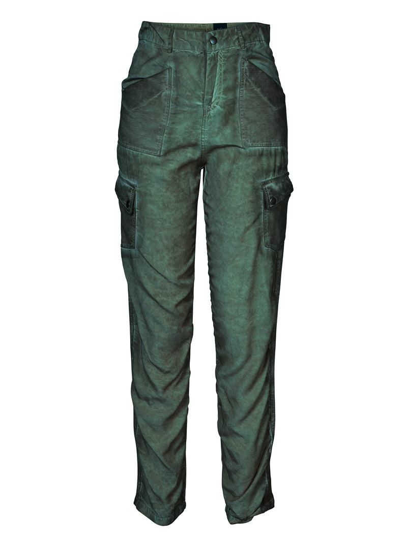 NÜ VERONA trousers Trousers 358 Green Absolute