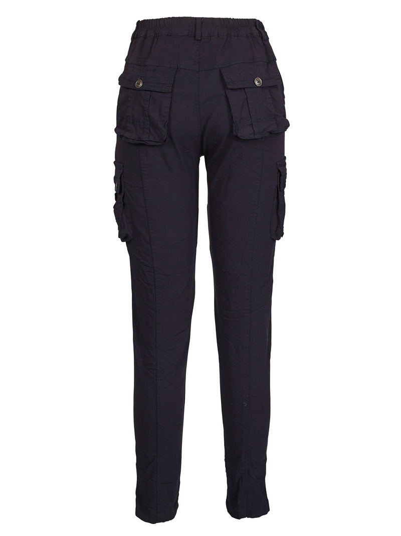 NÜ VILDA cargo trousers Trousers 482 Classic Navy