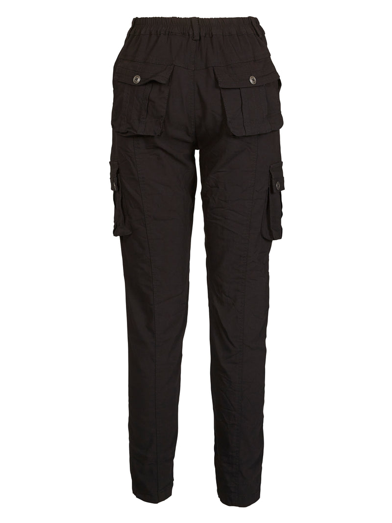 NÜ VILDA cargo trousers Trousers Black