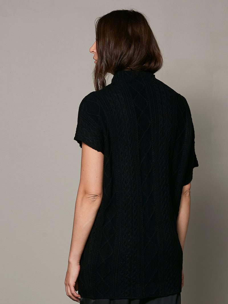 NÜ VILNA striped tunic Knit Black