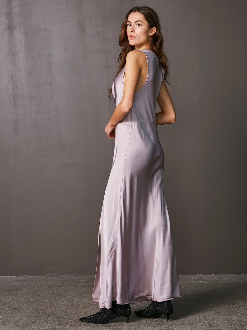 NÜ VANILLA long dress Dresses 762 Dusty purple