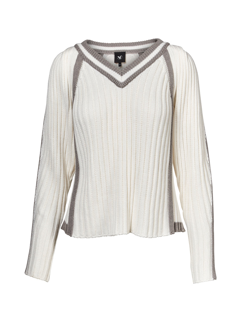 NÜ VEGA knitted blouse Knit 110 creme mix