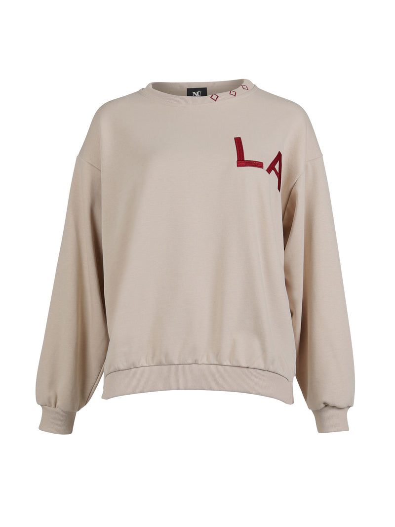 NÜ Vivienne blouse Sweat shirt 127 Beige