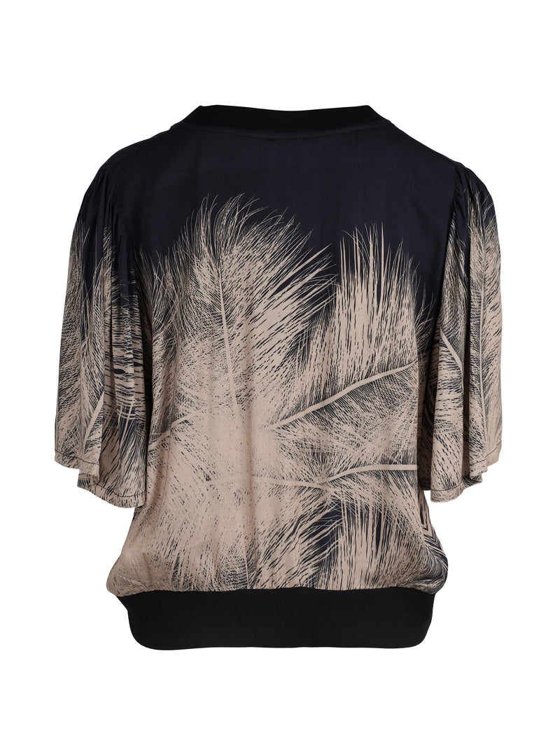 NÜ XANIA blouse Blouses Black mix