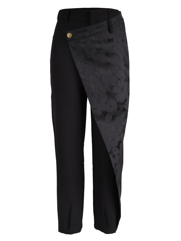 NÜ XAVIA draped trousers Trousers Black