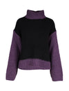 NÜ XELA knit sweater Knit Black mix