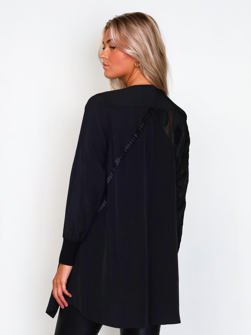 NÜ XENYA long tunic Tunics Black