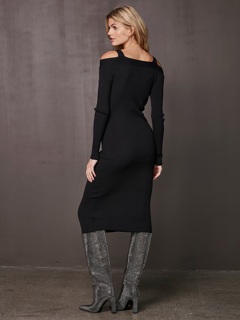 NÜ XIAO knitted dress Dresses Black