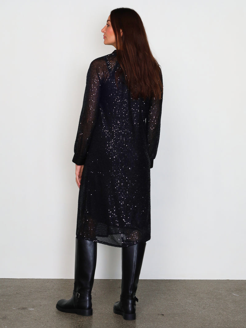 NÜ XILYA sequin dress Dresses Black