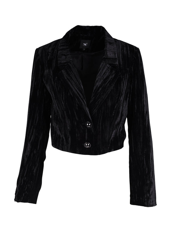 NÜ XING short blazer Blazers Black