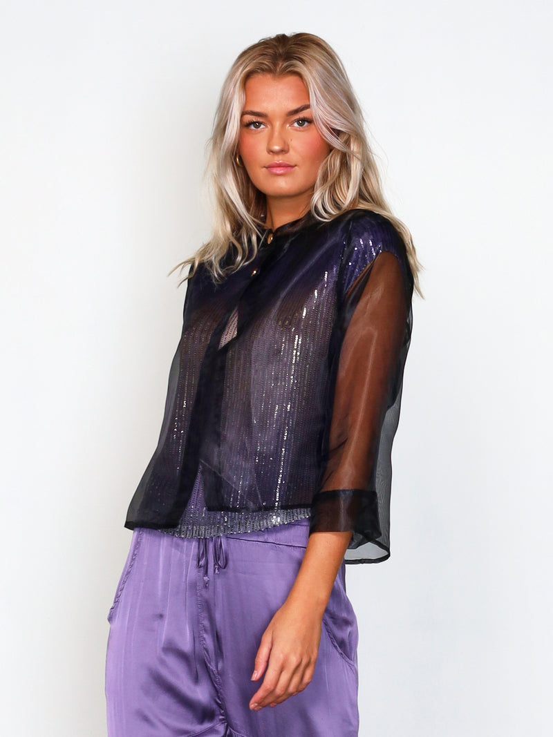 NÜ XUE top Tops and T-shirts 703 Pale Purple mix