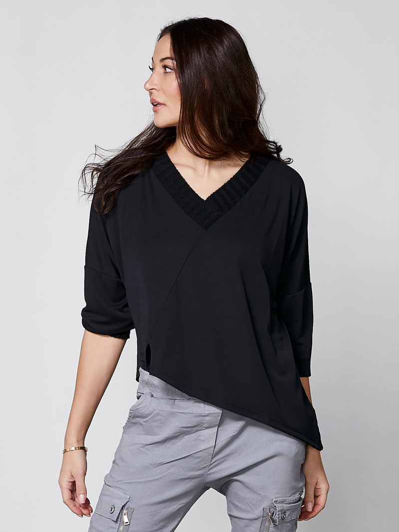 NÜ YADE blouse Blouses Black