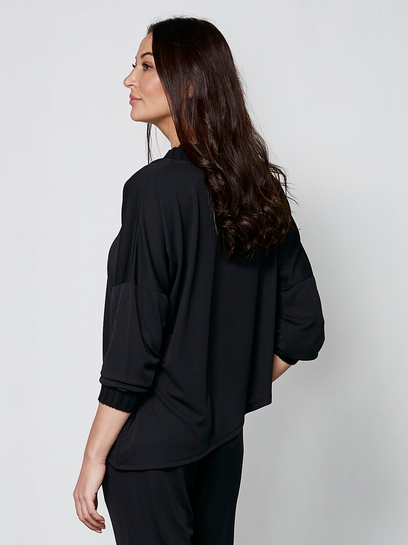 NÜ YADE blouse Blouses Black