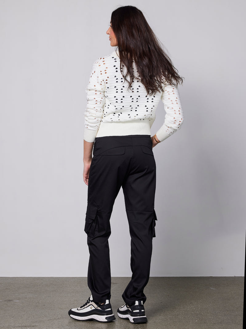 NÜ YAFFA knit blouse Blouses 110 Creme