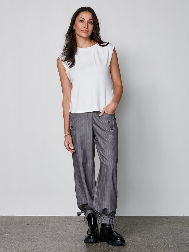 NÜ YANNA trousers Trousers 901 Grey