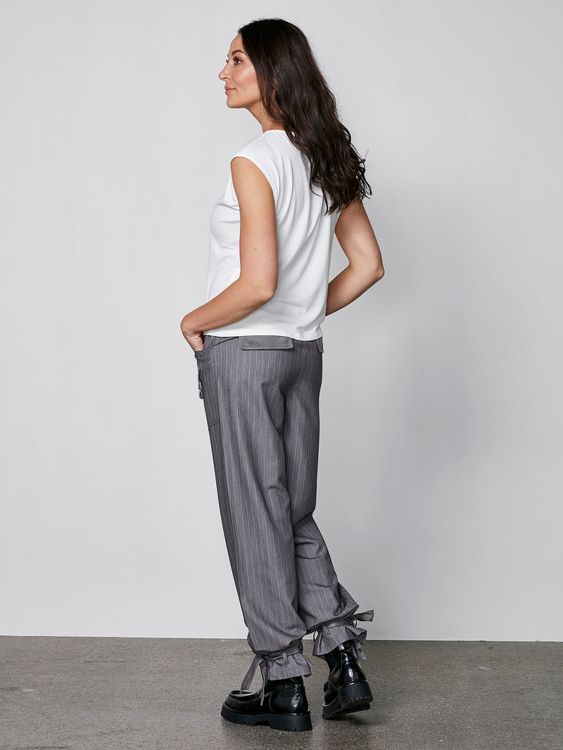 NÜ YANNA trousers Trousers 901 Grey