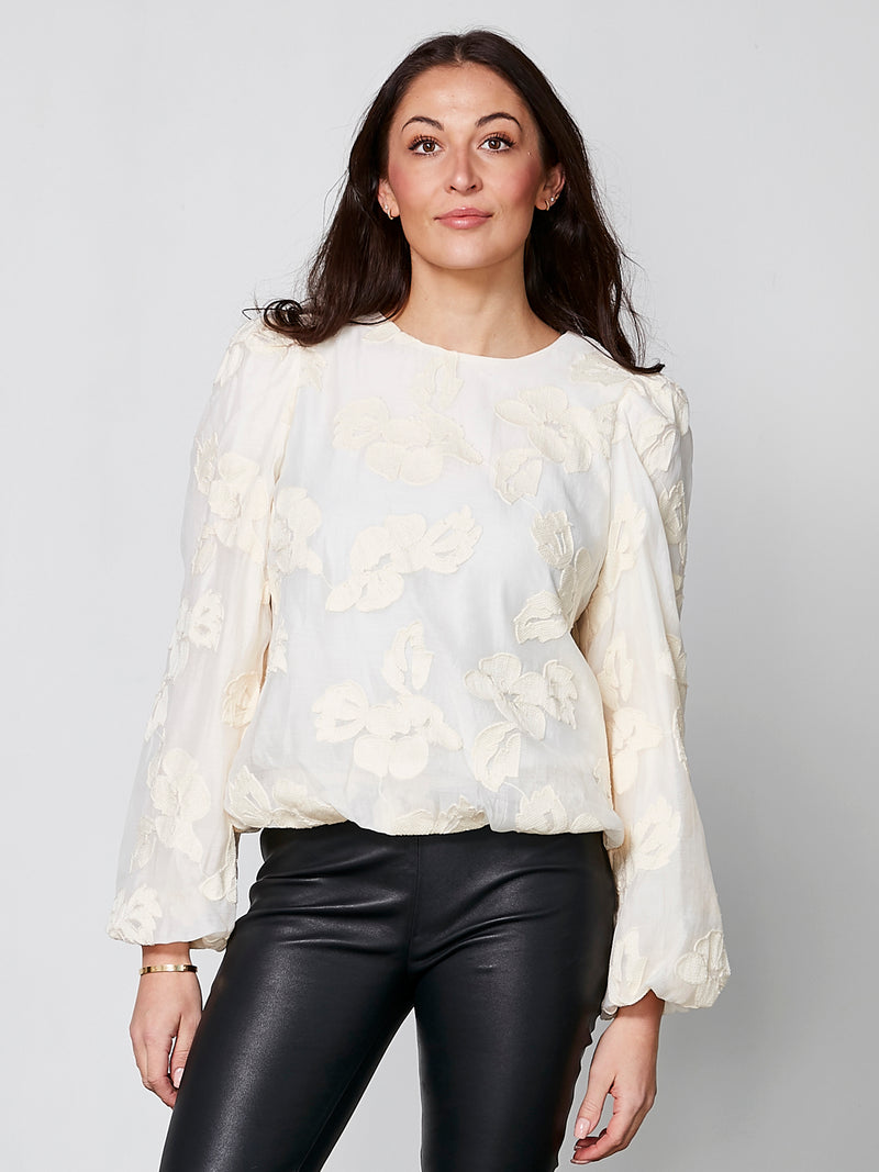 NÜ YAN blouse Blouses 110 Creme