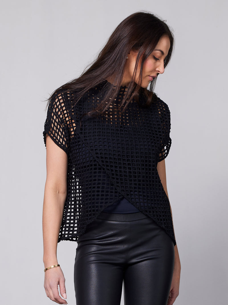 NÜ YARA top Tops and T-shirts Black