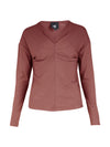 NÜ YASMI long-sleeved t-shirt Tops and T-shirts 685 Berry red